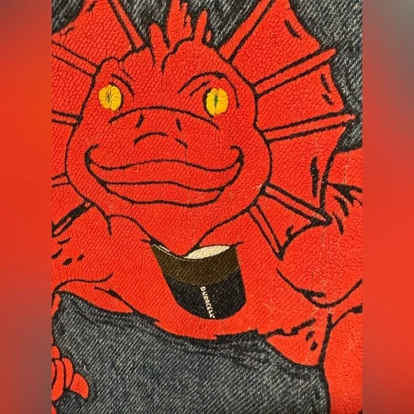 Vtg DURACELL LOVE ANIMAL Denim Jean Jacket - Picture 8 of 12